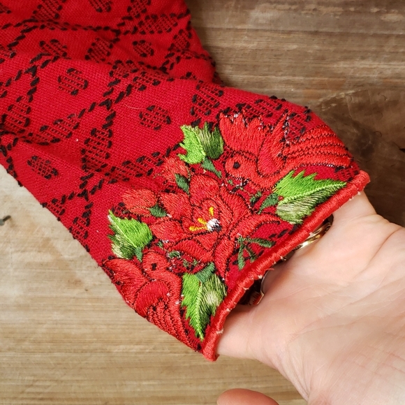 Tenangos / Mola Vintage Mexican Top - Picture 4 of 6